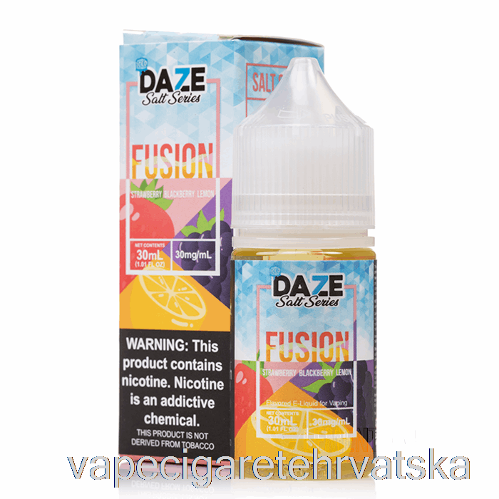 Vape Cigarete Ledena Jagoda Kupina Limun - 7 Daze Fusion Sol - 30 Ml 30 Mg